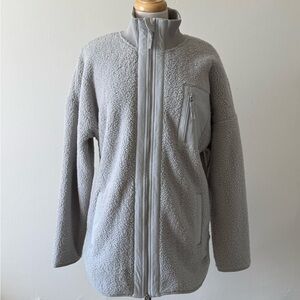 Women's Gray Teddy Jacket BNWT